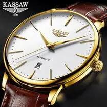 瑞士名牌进口卡梭尔旗舰店手表24k黄金表男纯金999正品牌超薄k111