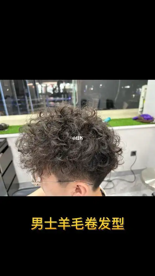 男生羊毛卷发型