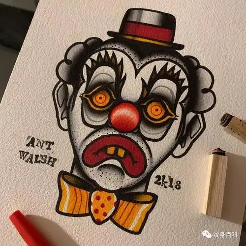 优秀的oldschool纹身手稿是很难得的