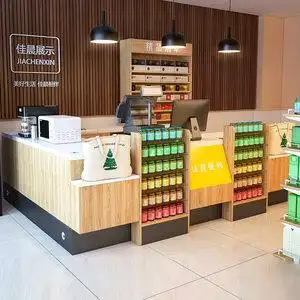 佳晨信超市收银台便利店母婴店药店文具店大理石收银台柜台烟酒柜