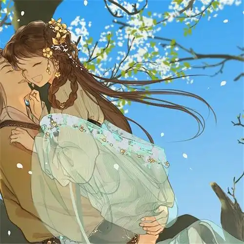 稀有神仙情侣头像古风 高清好看的情侣头像古风仙气一对_情侣动漫头像