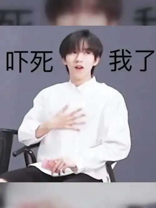 时代少年团贺峻霖的表情包来啦