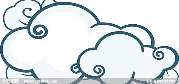 筋斗云最帅气的简笔画