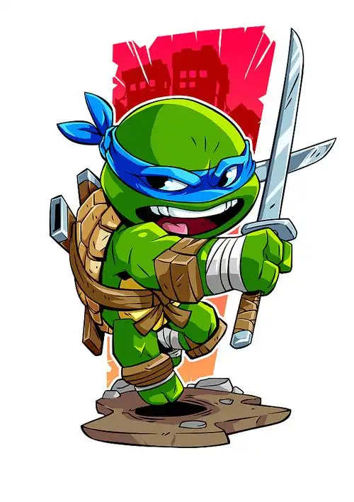忍者神龟临摹|动漫|单幅漫画|cromputer_罗_临摹作品-站酷zcool