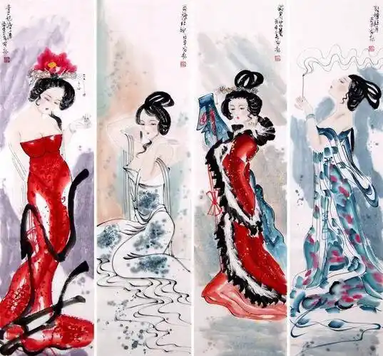 在没网红锥子脸时代,拍出的"沉鱼,落雁,闭月,羞花