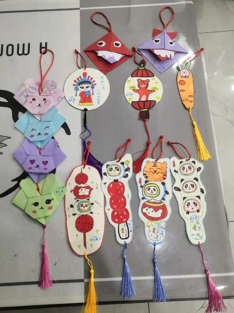 书签制作 #手工  - 抖音