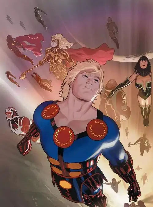 当年扬名又立万:揭秘漫威宇宙最强种族天神组的起源故事!_银护