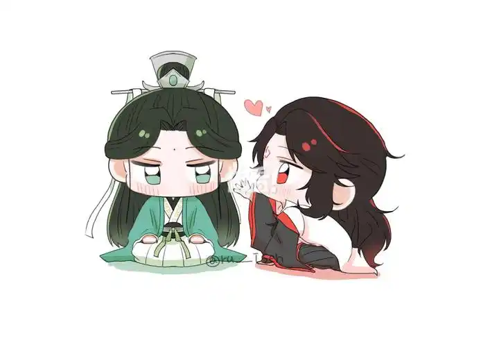 一组qq三子_漫画图片_天官赐福#花城谢怜_魔道祖师图