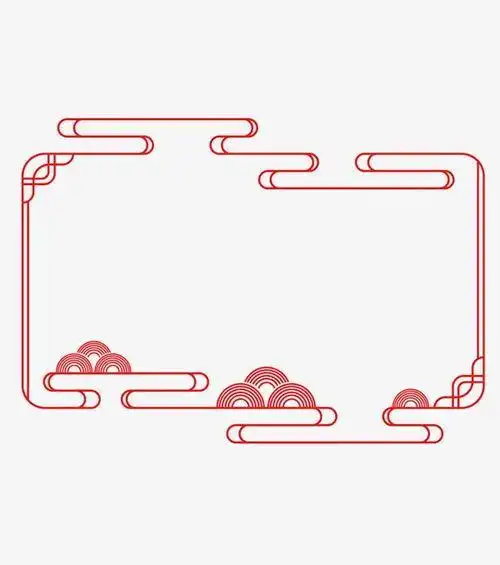 简笔画●古风边框素材简笔画●中国风素材简笔画●中国风边框简笔画