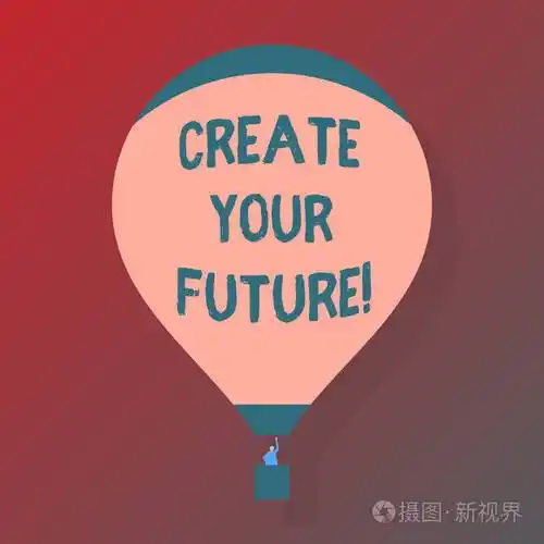 手写文字创造你的未来概念意味着职业目标目标的改善设定计划学习