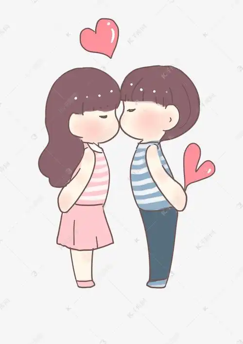 卡通情侣小人素材图片免费下载-千库网