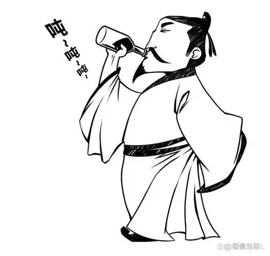 他有个习惯,喜欢在捕鱼的时候带一壶酒,一边饮酒,一边捕鱼.