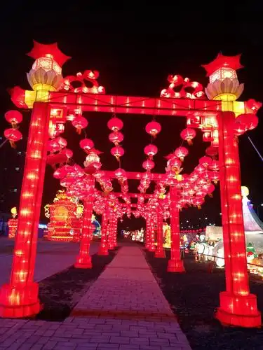 晋中榆次春节花灯展!直播晋中媒体董延杰