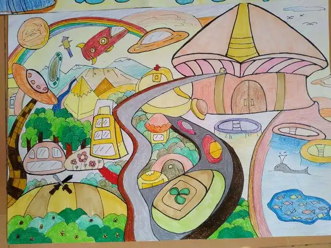 东海外国语学校初中部科幻画大赛作品展