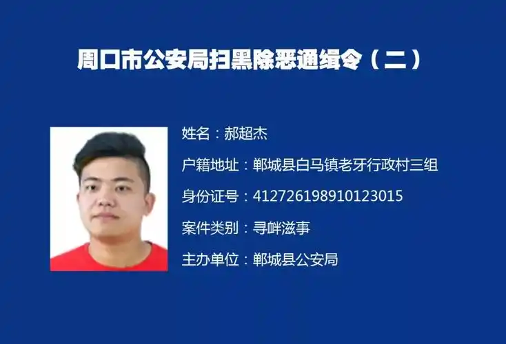 全民扫黑除恶第二批扫黑除恶通缉令来了看到