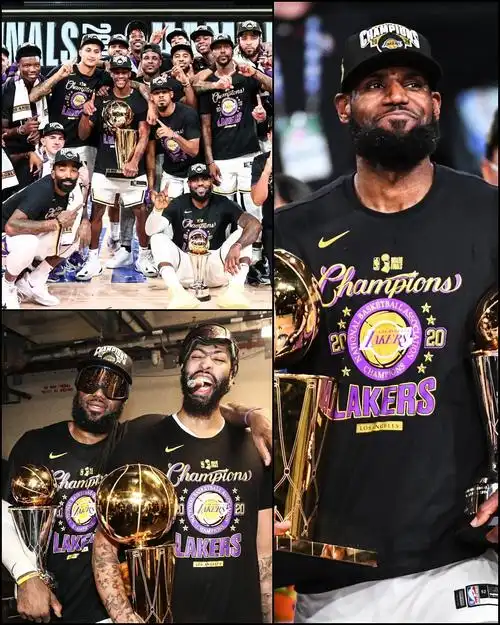 一年前的今天湖人队加冕2020年nba总冠军