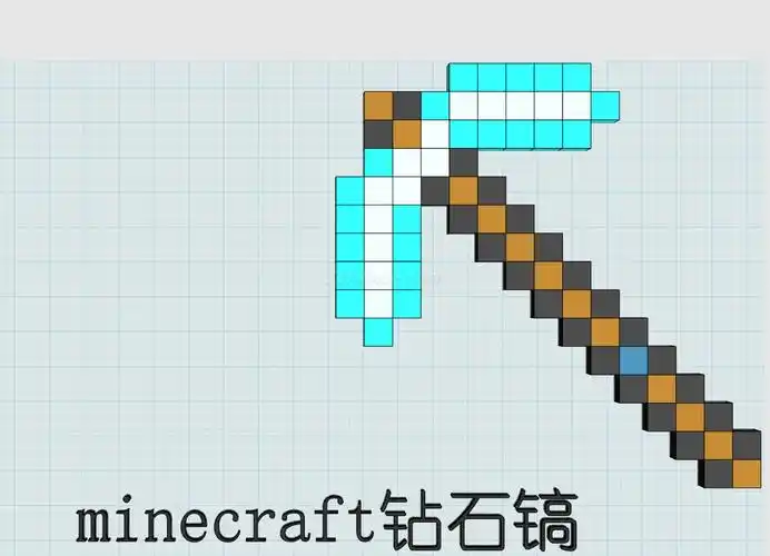 名称 文件格式              操作 minecraft 我的世界钻石镐像素画
