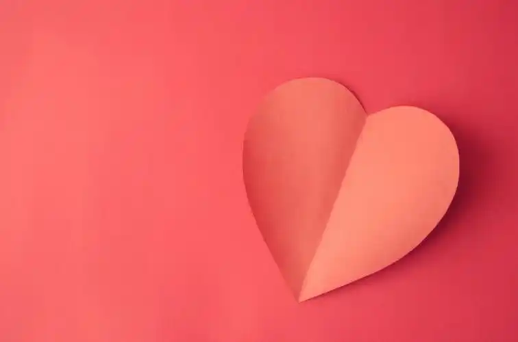 红色小清新图片