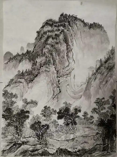 2017级国画班水墨山水作品展