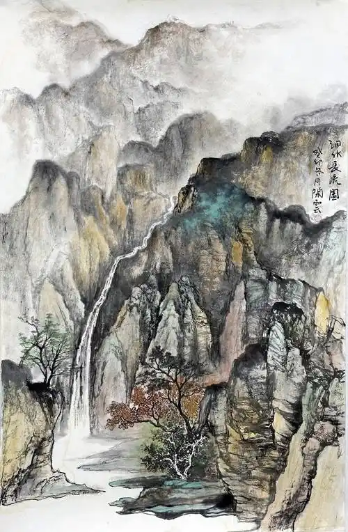 画家孟凡周|当代山水画名家,微结构山水领军人物