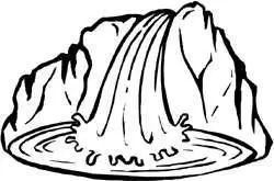 潭记简笔画儿童简笔画姐妹潭儿童简笔画姐妹潭小桥流水简笔画手抄报