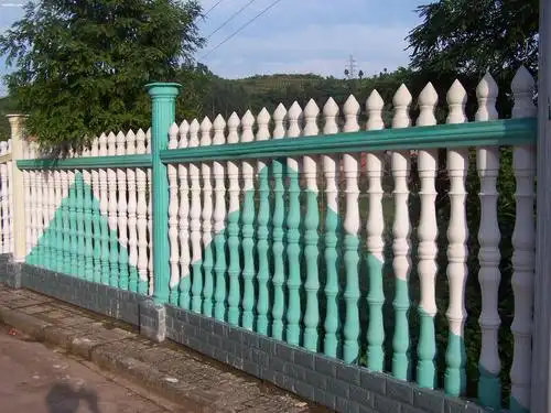 湖南衡阳护栏厂家,水泥护栏实景图-效果图