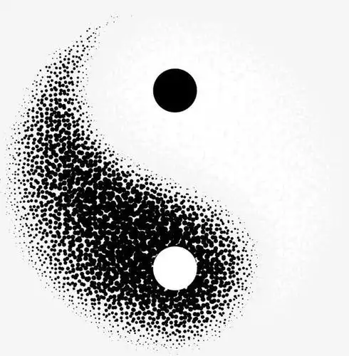 矢量太极两仪素材免费下载_觅元素