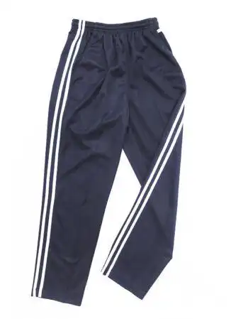 藏蓝色男女秋季校服裤子一条杠白边初高中小学生大码双杠直筒校裤sn