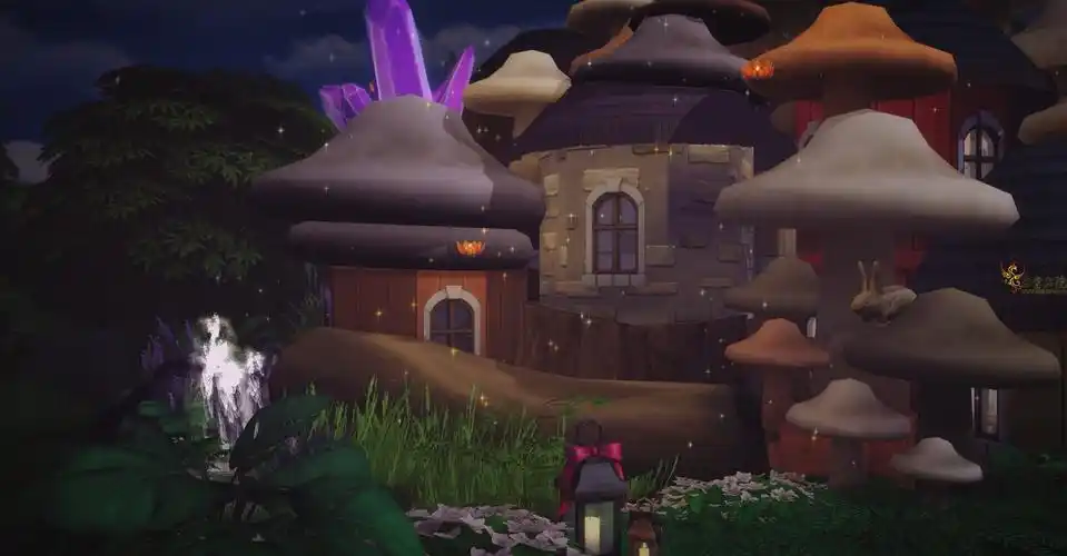 原创交易区 69 【千层】【童话故事系列】蓝精灵de蘑菇屋 礼物房子