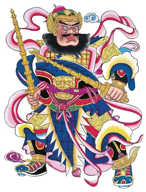 中国传统祈福门神50张