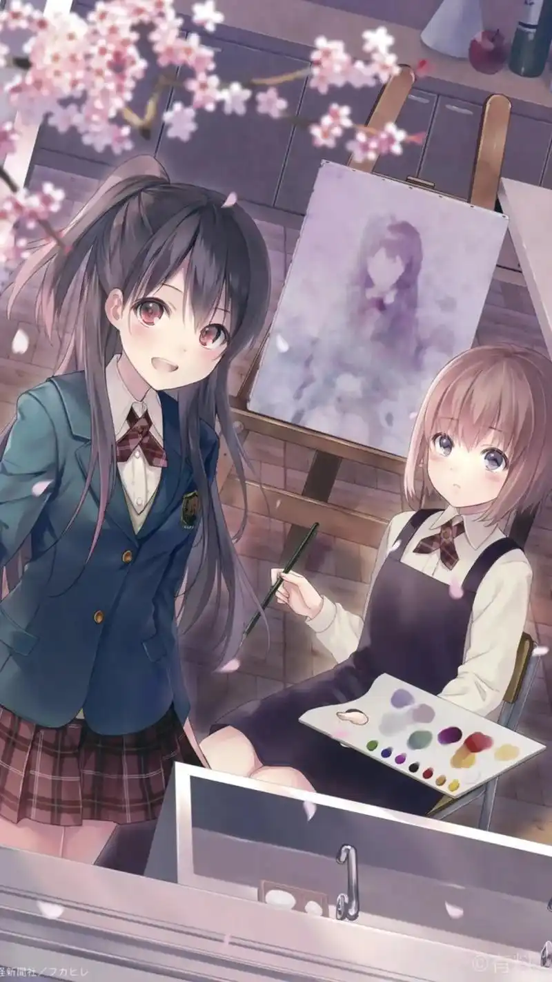 闺蜜壁纸 - 淡然 - 抖音