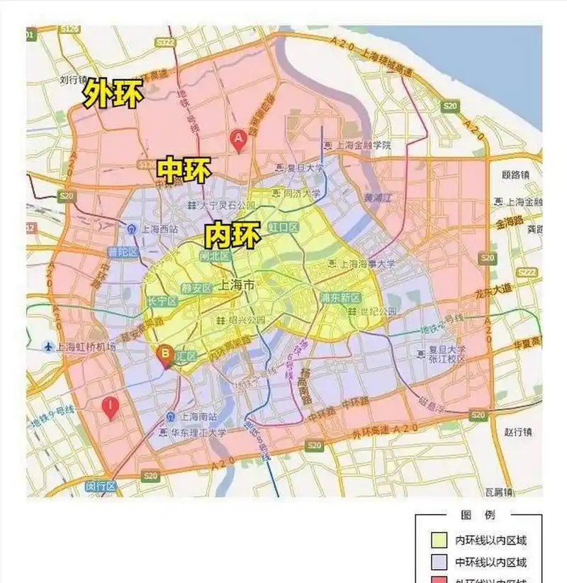 上海内环,中环,外环三条环线各跑一圈下来要多长时间呢?