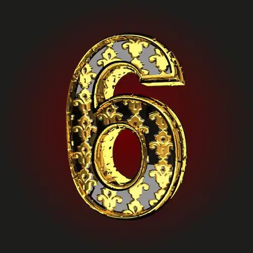 矢量单个数字设计