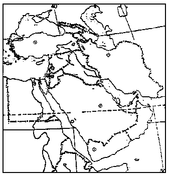 读中东图,回答下列问题.