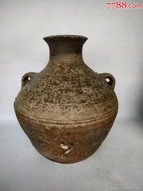 汉代双耳盘口瓶