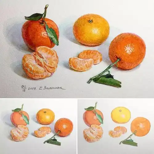 水彩静物100图,看大神如何教你画静物!