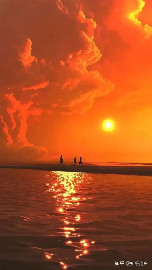 超好看的落日图片