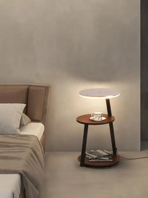 卧室落地灯无线充电客厅沙发傍边现代简约