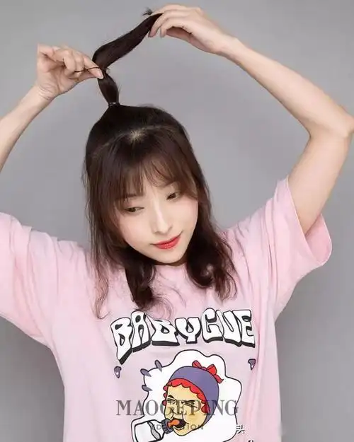 吹爆这款超甜美"爱心丸子头",连头发都是爱你的形状