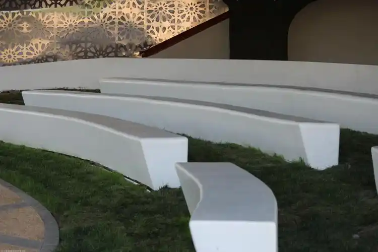 四川园林清水混凝土坐凳家具制品