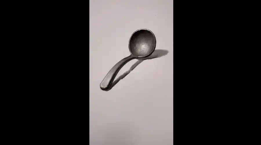 周文超老师素描教学,勺子怎么画