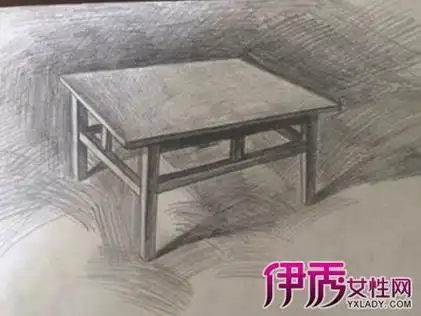【图】桌子素描图片欣赏 巧用素描7大工具