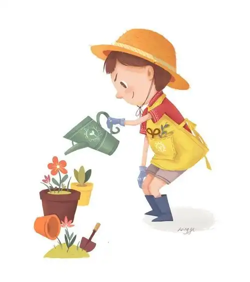 2.感受和老师,同伴一起种花的快乐.