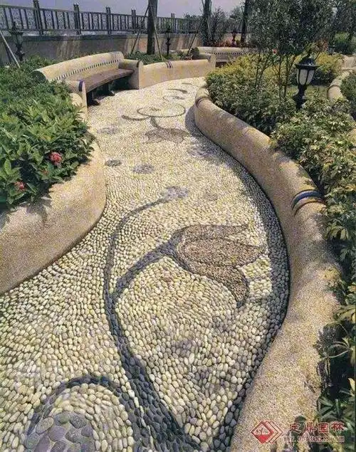 家书五~精细物业管理之一鹅卵石造型