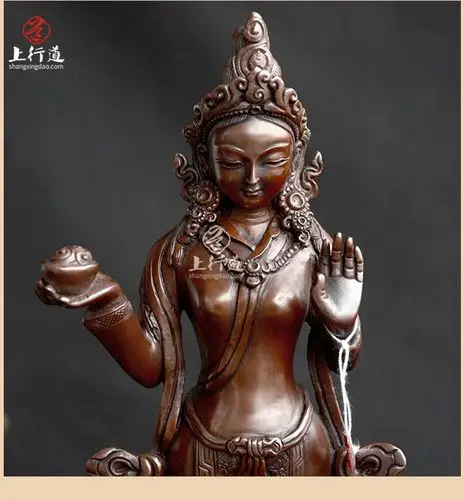 移喜磋嘉佛母 藏传莲师明妃 佛教用品 尼泊尔手工紫铜 莲花生大师 不