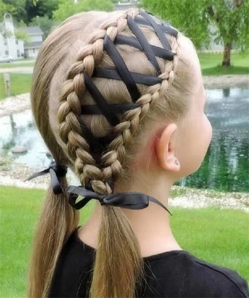 小女孩编发大全 公主编发最流行_儿童发型 - 美发站