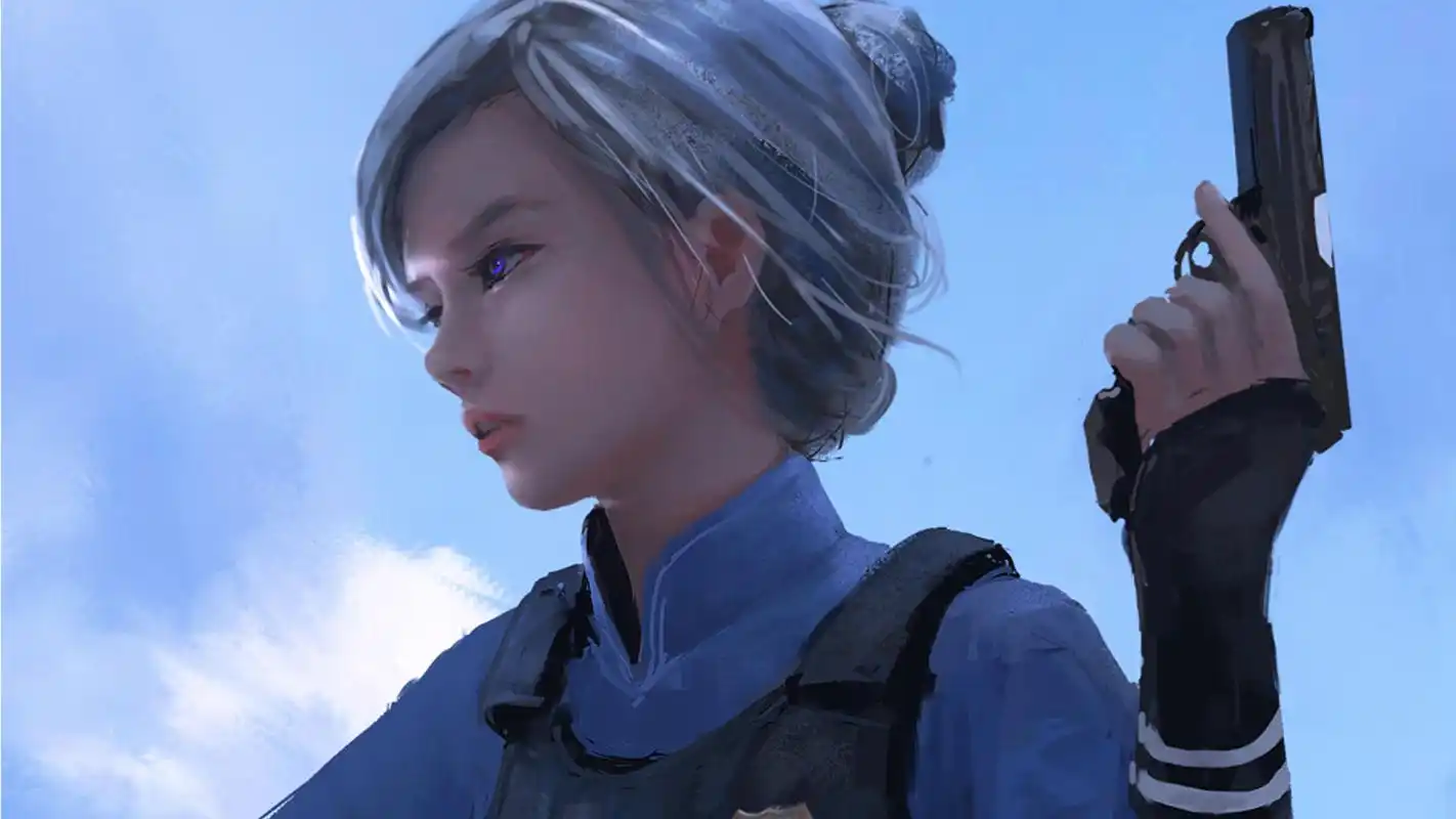 wlop鬼刀冰公主高清电脑壁纸图片