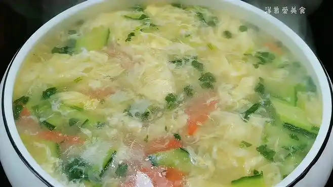 教你黄瓜蛋花汤做法,清淡营养又好喝,三五分钟简单做出-美食视频-搜狐