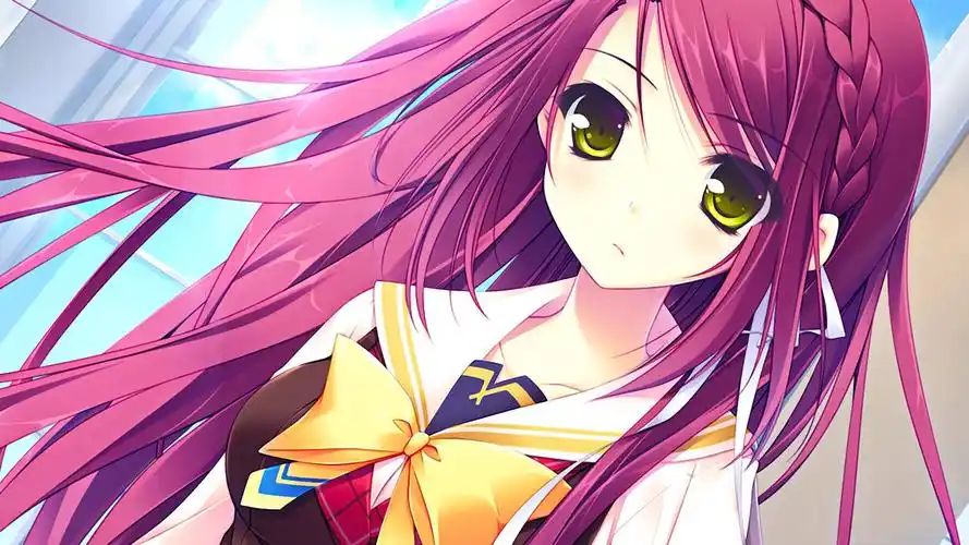 甜心动漫少女电脑桌面壁纸