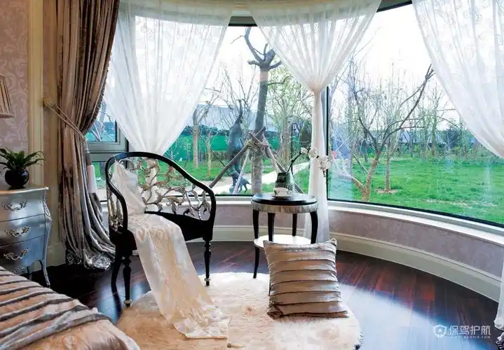 圆形阳台装修效果图-保驾护航装修网